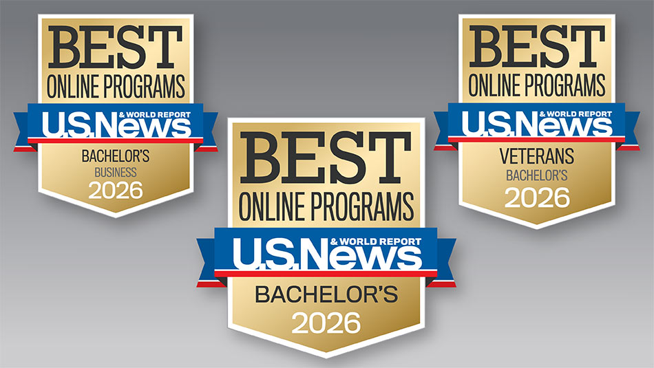 gold blue and red badges from US News and World Report