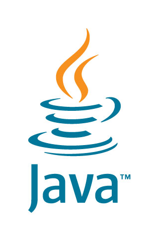 Java certification logo in blue and orange
