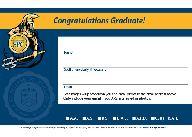 graduation name card graphic